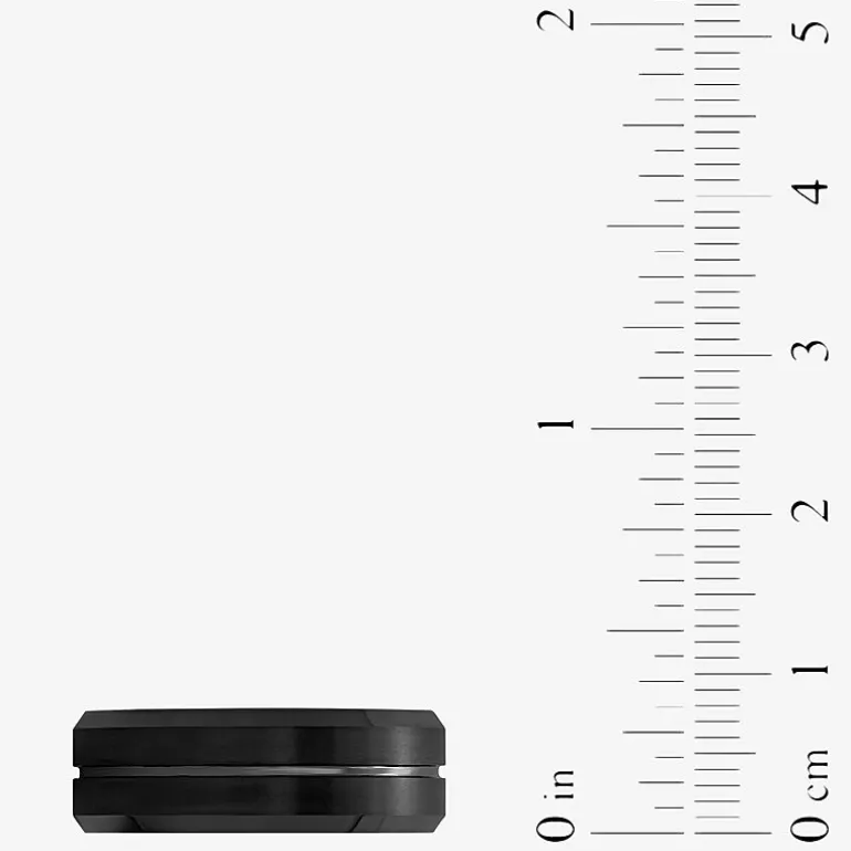 Mens 8MM Tungsten Wedding Band
