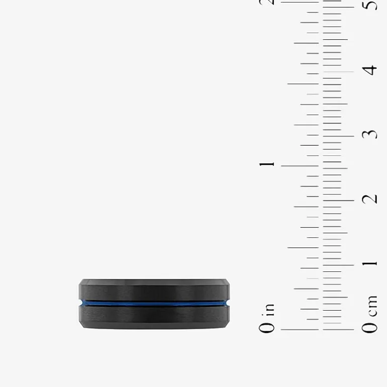 Mens 8MM Tungsten Wedding Band