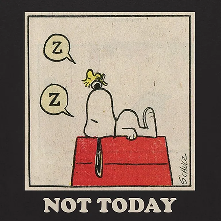 Mens Short Sleeve Snoopy Graphic T-Shirt