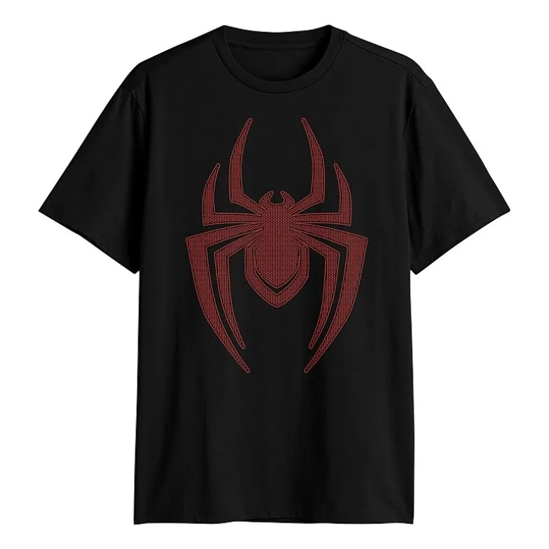Mens Short Sleeve Spiderman Graphic T-Shirt