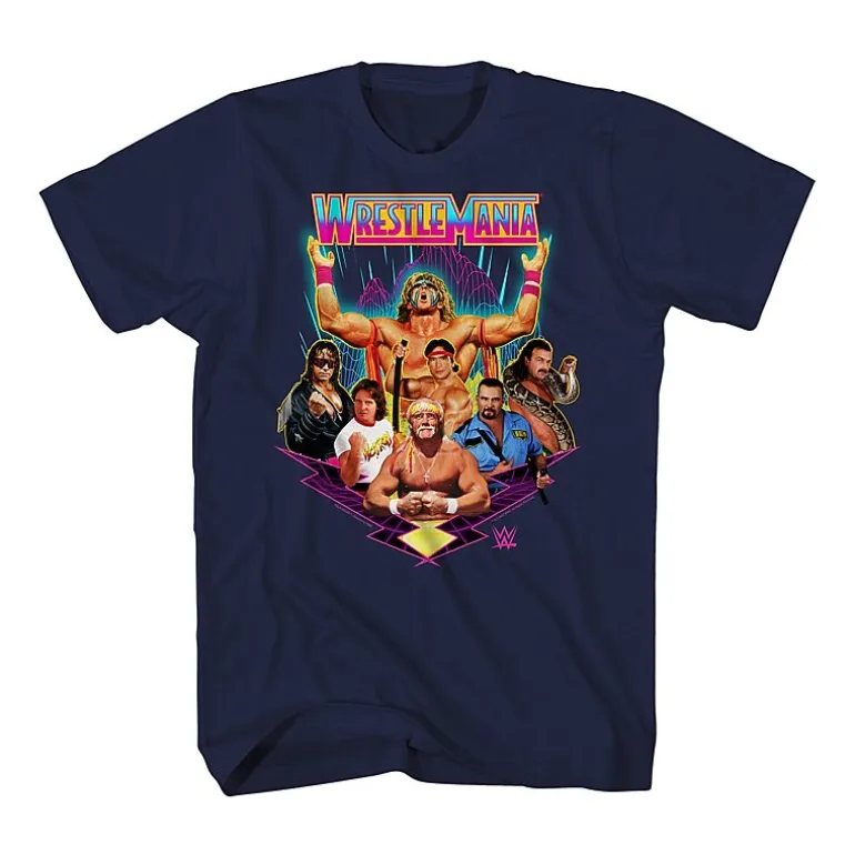 Mens Short Sleeve WrestleMania Graphic T-Shirt