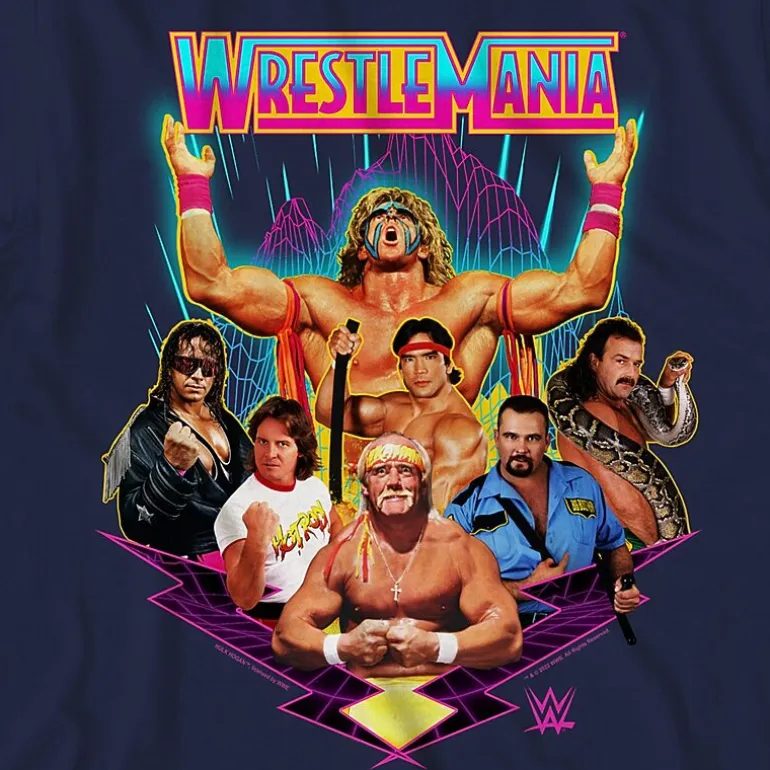 Mens Short Sleeve WrestleMania Graphic T-Shirt