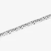 Mens Stainless Steel Cross Link Bracelet