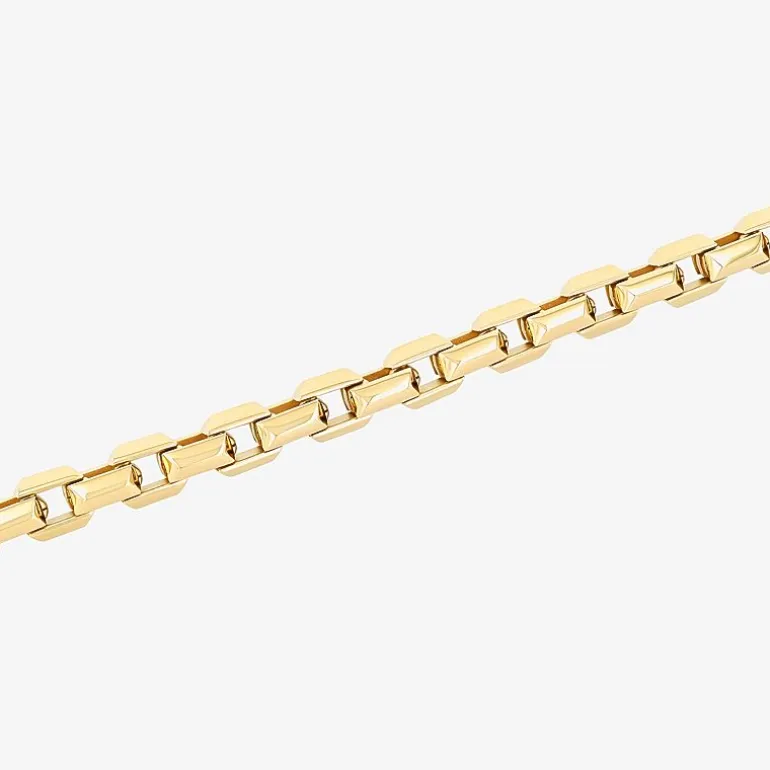 Mens Stainless Steel 9 Inch Link Bracelet
