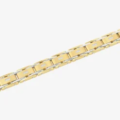 Mens Stainless Steel 8 1/2 Inch Link Bracelet