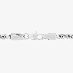 Mens Stainless Steel 24 Inch Rope Chain Necklace