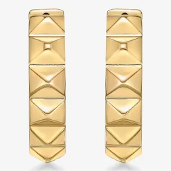 Mens Stainless Steel 15mm Hoop Earrings