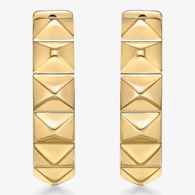 Mens Stainless Steel 15mm Hoop Earrings
