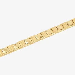 Mens Stainless Steel Solid 8 1/2 Inch Link Bracelet