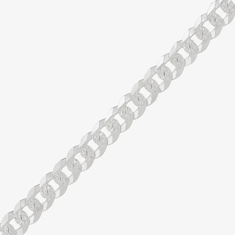 Mens Sterling Silver 22 Inch Curb Chain Necklace