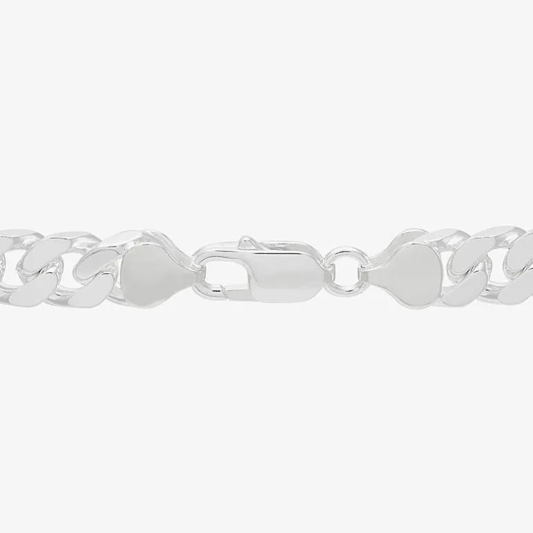 Mens Sterling Silver 22 Inch Curb Chain Necklace