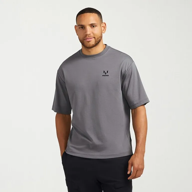 MESSI Collection Mens Crew Neck Short Sleeve Active T-Shirt