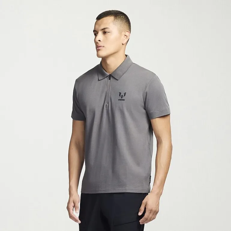 MESSI Collection Mens Regular Fit Short Sleeve Polo Shirt