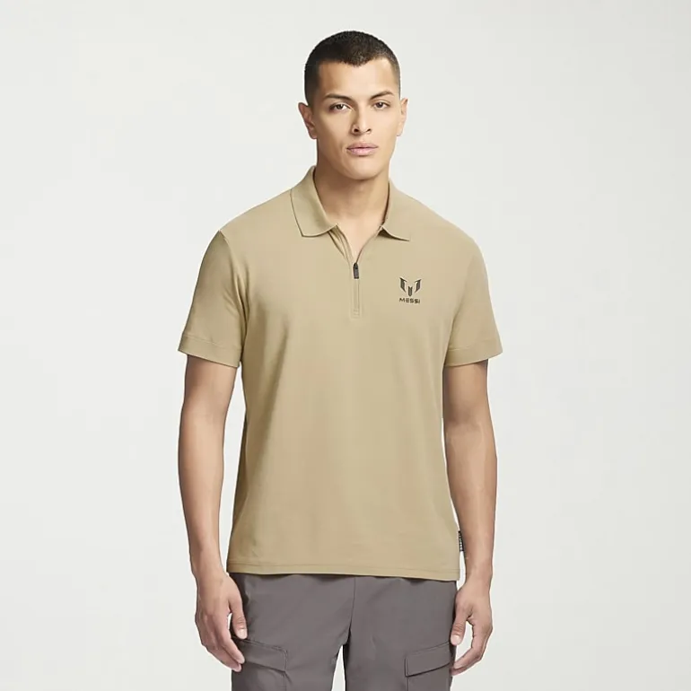 MESSI Collection Mens Regular Fit Short Sleeve Polo Shirt