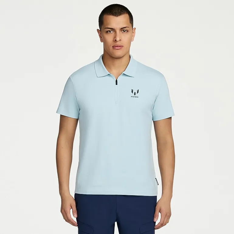MESSI Collection Mens Regular Fit Short Sleeve Polo Shirt