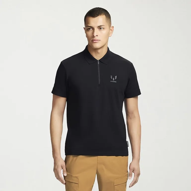 MESSI Collection Mens Regular Fit Short Sleeve Polo Shirt
