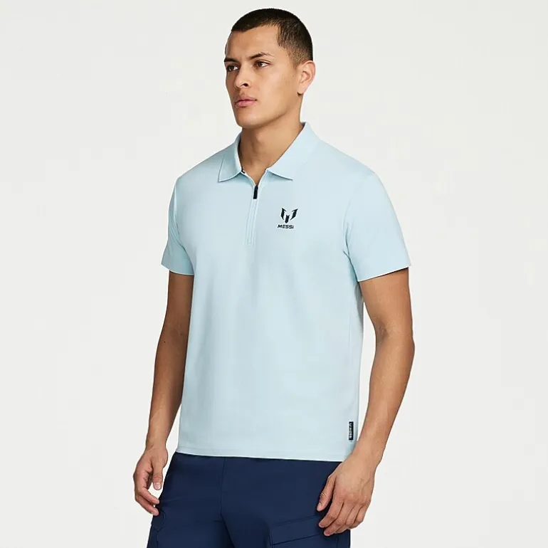 MESSI Collection Mens Regular Fit Short Sleeve Polo Shirt