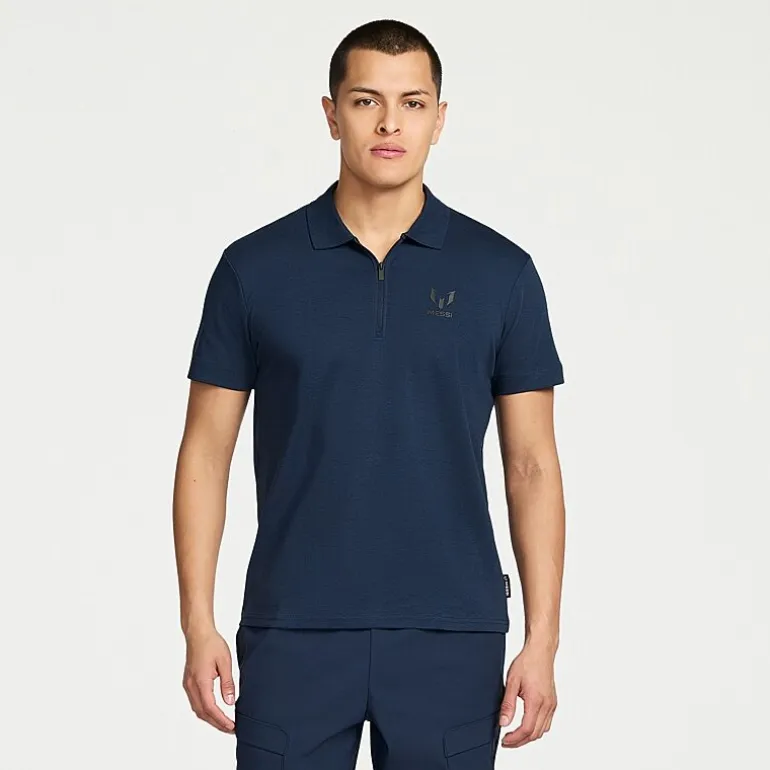 MESSI Collection Mens Regular Fit Short Sleeve Polo Shirt