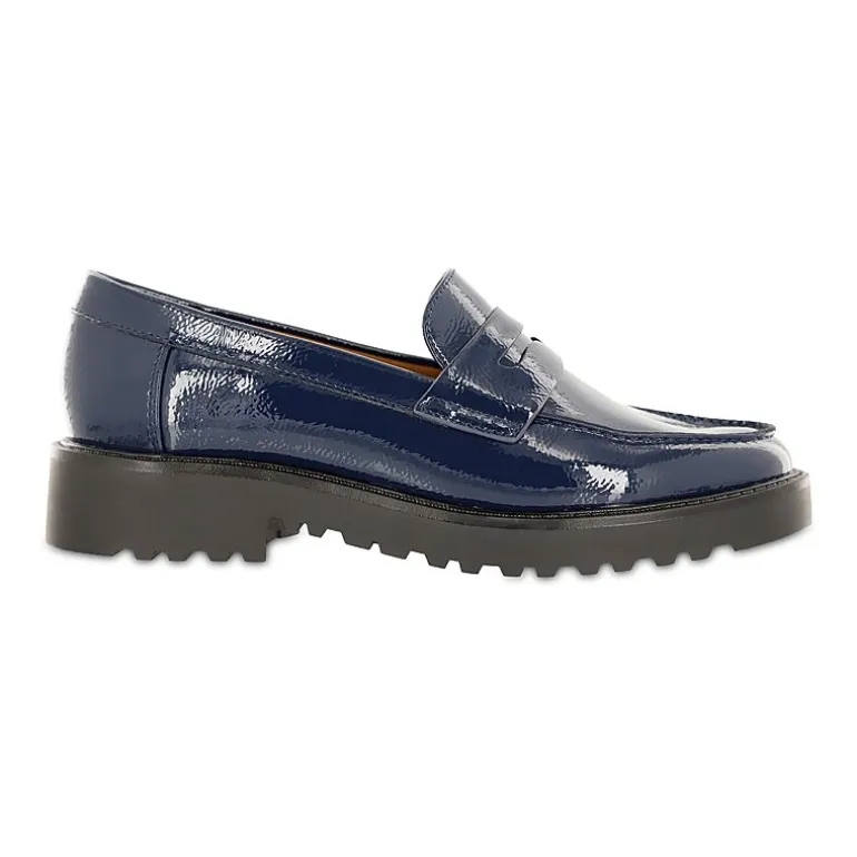 Mia Amore Hali Womens Moc Closed Toe Loafers-Wide Width