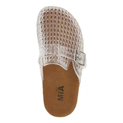 Mia Girl Gemmah Little & Big Kid Girls Round Closed Toe Mules