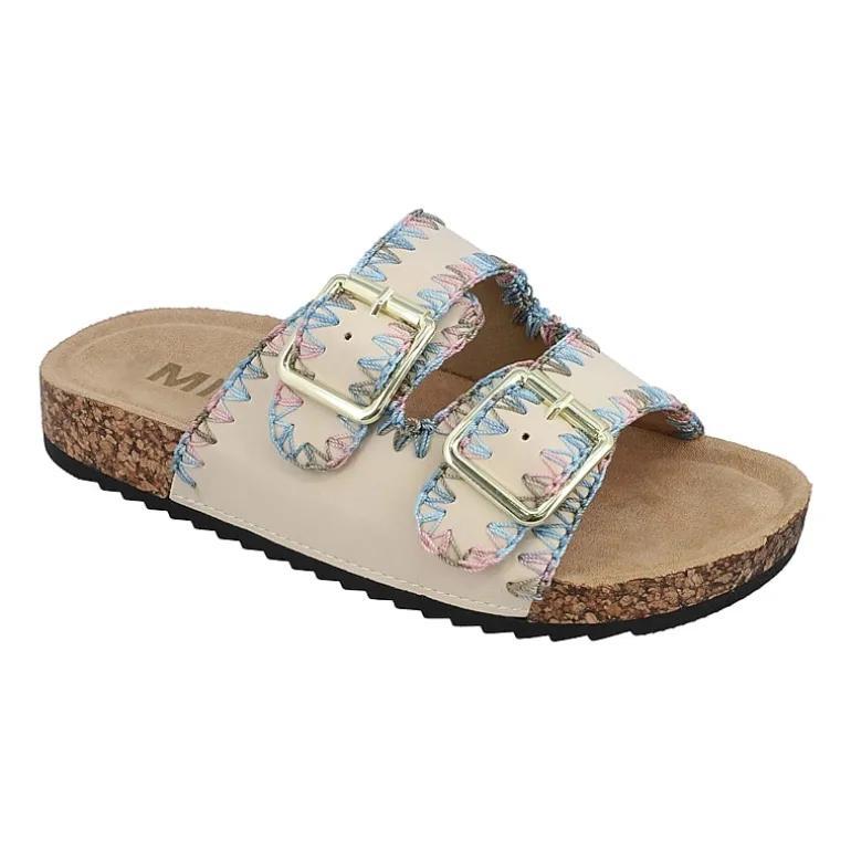 Mia Girl Lil Chrisse Little & Big Kid Girls Adjustable Strap Footbed Sandals