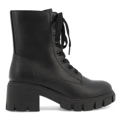 Mia Girl Womens Aldana Block Heel Combat Boots