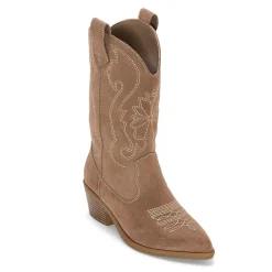 Mia Girl Womens Faylinn Stacked Heel Cowboy Boots