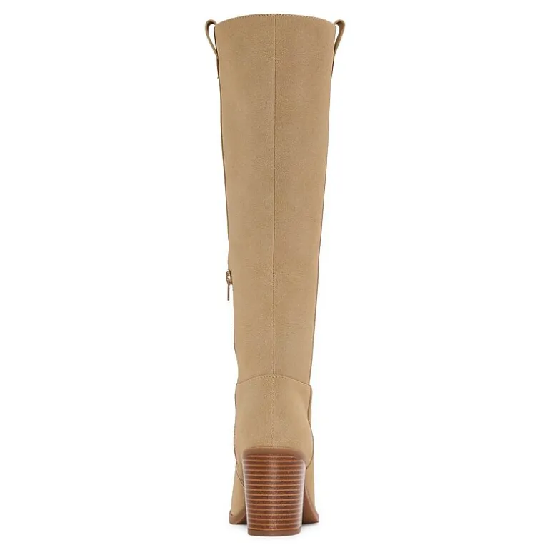 Mia Girl Womens Hadley Stacked Heel Dress Boots