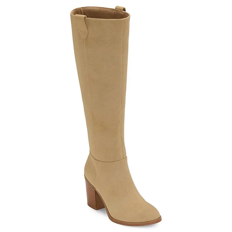 Mia Girl Womens Hadley Stacked Heel Dress Boots