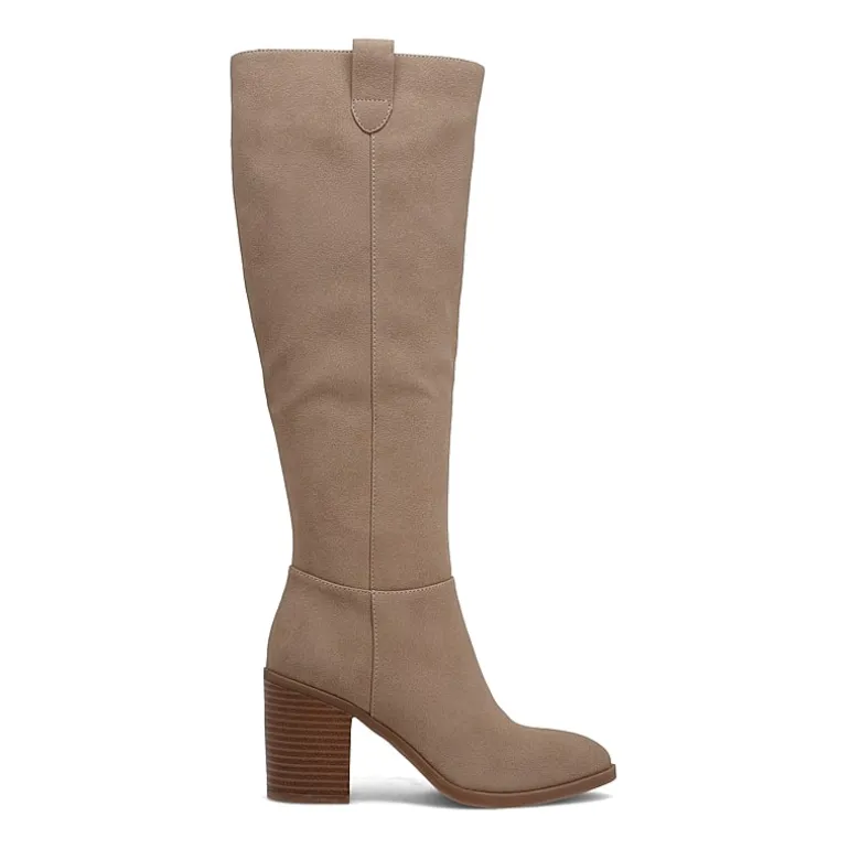 Mia Girl Womens Hadley Stacked Heel Dress Boots
