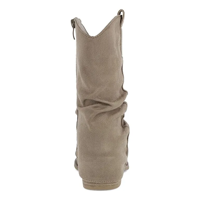 Mia Girl Womens Tawny Block Heel Cowboy Boots