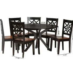 Miela Dining Room Collection 7-pc. Round Dining Set