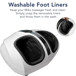 Miko Shiatsu Foot Massager Machine with Kneading and Switchable Heat