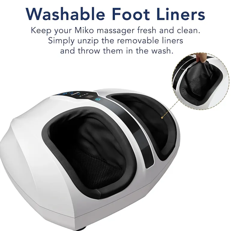 Miko Shiatsu Foot Massager Machine with Kneading and Switchable Heat