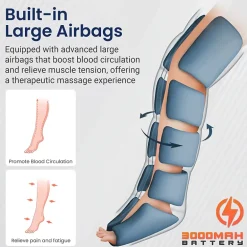 Miko Aero Compression Massager with Advanced Airbag Technology