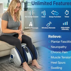 Miko Shiatsu Foot, Calf, and Ankle Massager with Heat