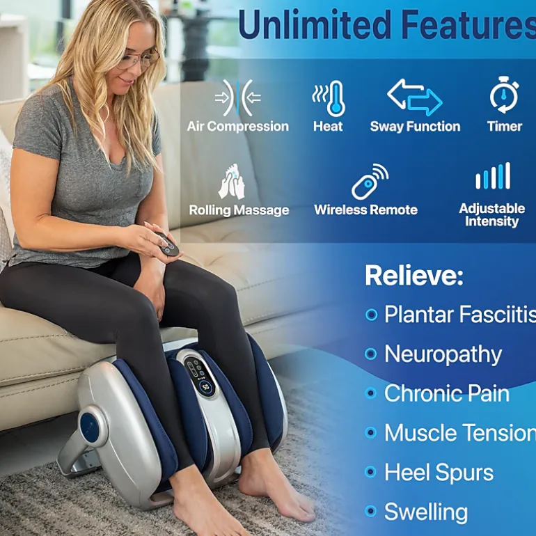 Miko Shiatsu Foot, Calf, and Ankle Massager with Heat