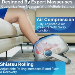 Miko Shiatsu Foot, Calf, and Ankle Massager with Heat