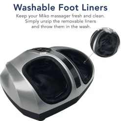 Miko Shiatsu Foot Massager Machine with Kneading and Switchable Heat