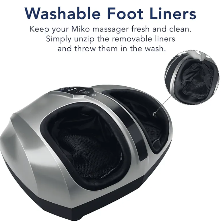 Miko Shiatsu Foot Massager Machine with Kneading and Switchable Heat