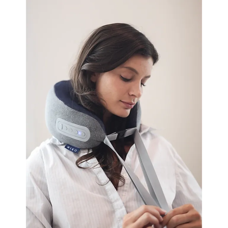Miko Snug Neck Massage Pillow with Memory Foam & Heat