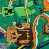 Minecraft Beach Towel