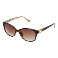 Mixit Black Cateye With Gold Detailing Womens UV Protection Cat Eye Sunglasses