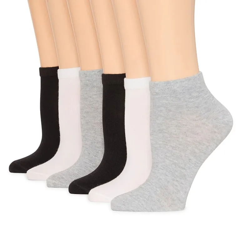 Mixit Cotton Modal Womens 6 Pair Low Cut Socks