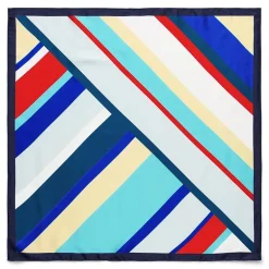 Mixit Diagonal Striped Square Scarf