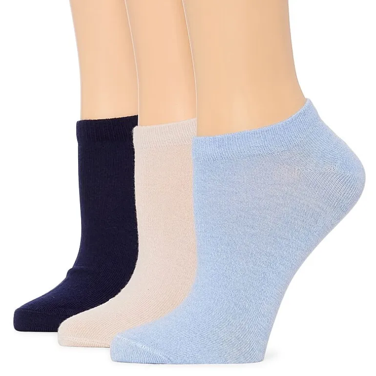Mixit Everyday Essential Womens 3 Pair No Show Socks