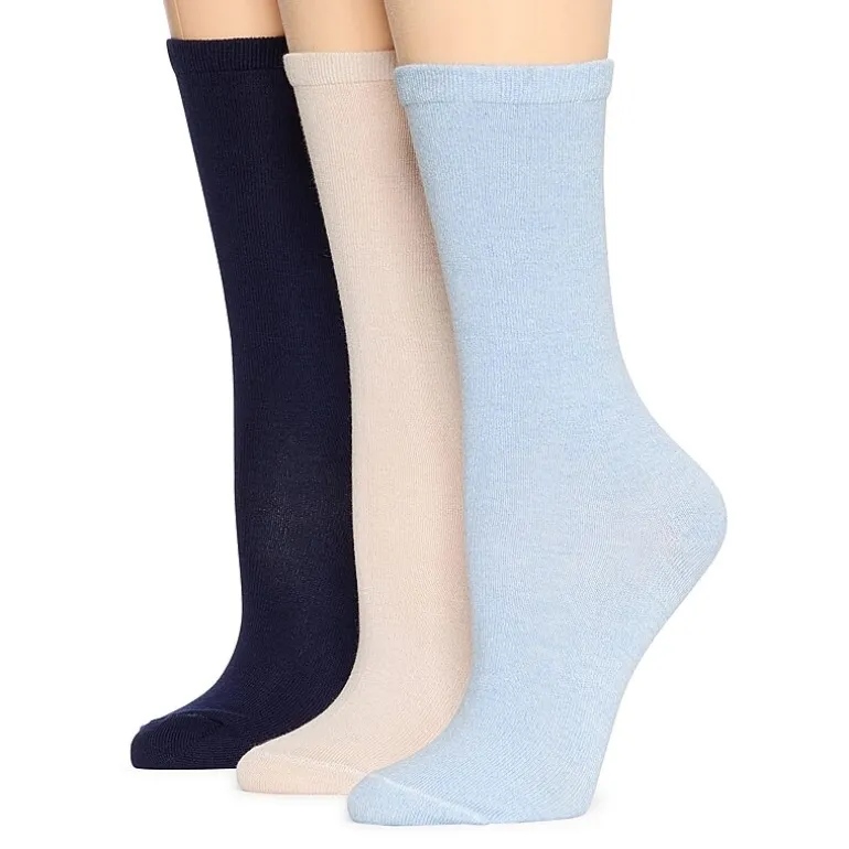 Mixit Everyday Essential Womens 3 Pair Crew Socks