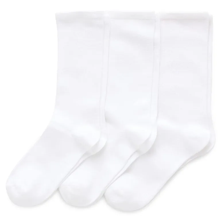 Mixit Everyday Essential Womens 3 Pair Crew Socks