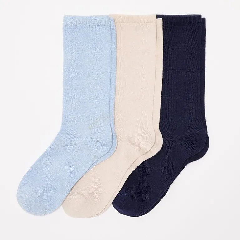 Mixit Everyday Essential Womens 3 Pair Crew Socks