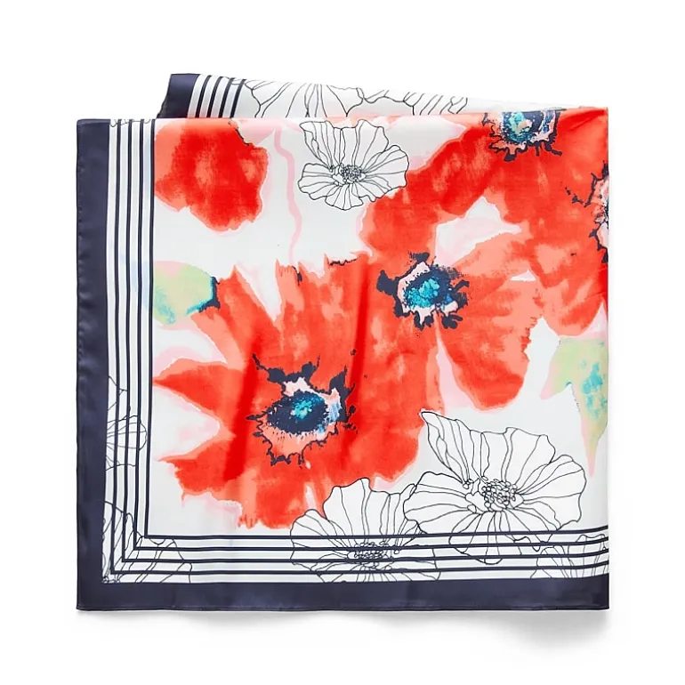 Mixit Scarves Floral Square Scarf